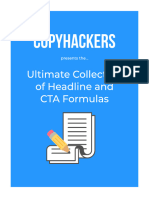 Copyhackers Headline CTA Formulas