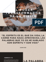 El Poder Transformador de La Biblia