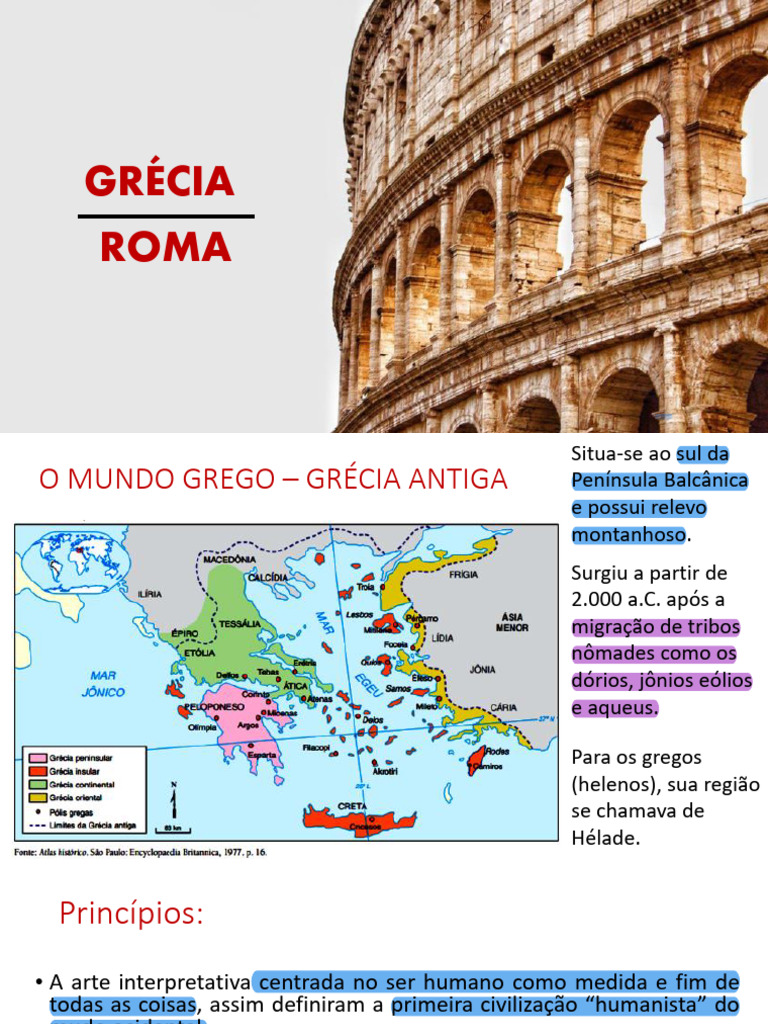 03 - Grã Cia e Roma | PDF | Grécia Antiga | Roma Antiga