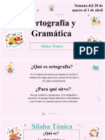 Ortografía y Gramática