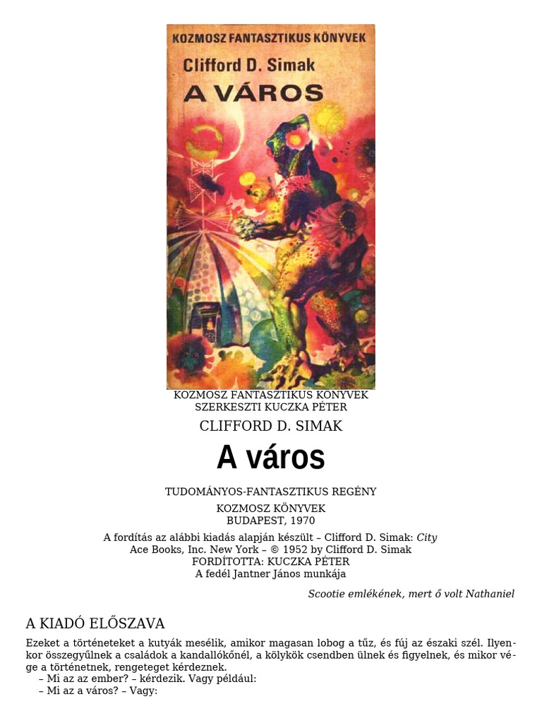 008Clifford D. Simak A Város PDF