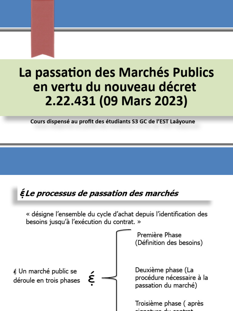 la-passation-des-marches-publics-1-pdf