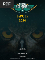 Aula 02 - Introdução - EsPCEx 2024