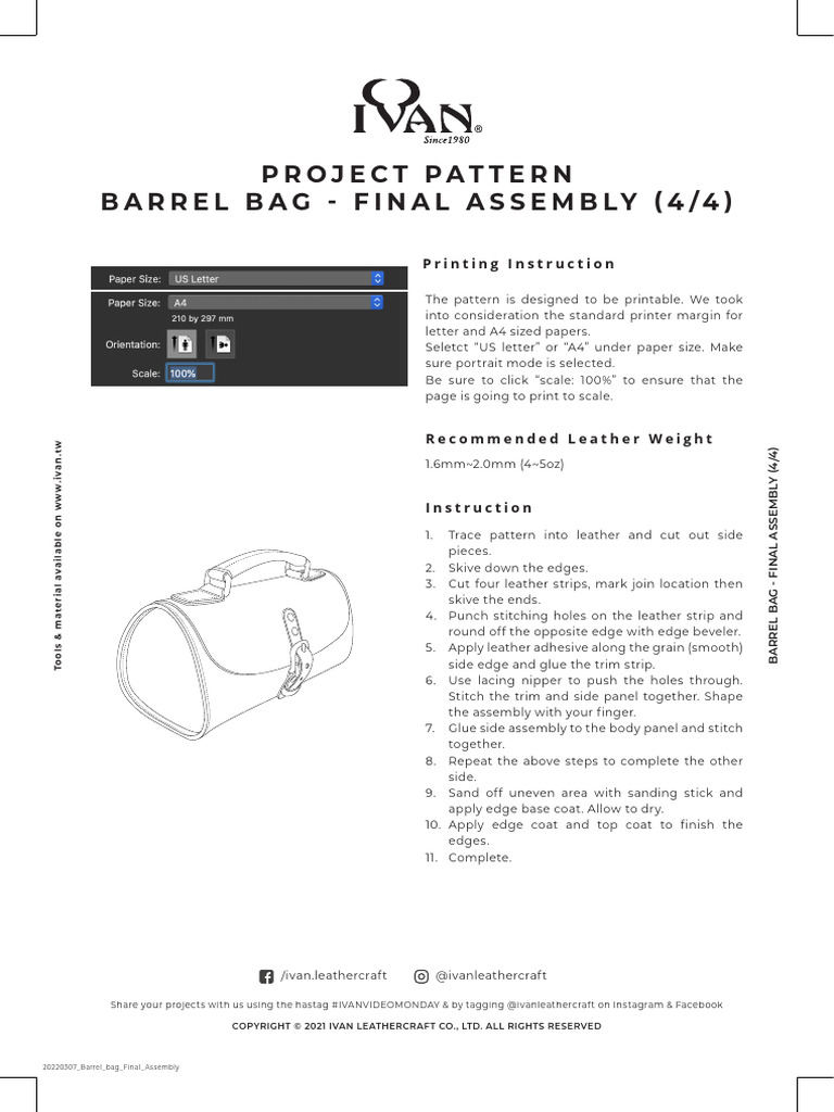 Barrel Bag | PDF