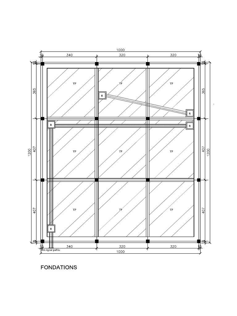 Fondations r+3 | PDF