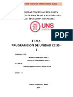 Programación Curricular Anual 2°