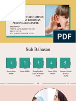Slide Presentasi Program Khusus PKPBI Bagi Anak Dengan Hambatan Pendengaran