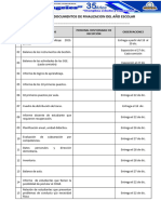 Relación de Documentos de Finalizacion Del Año Escolar-Pantoja