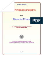 Teachers Manual Diploma Hydropower Engineering