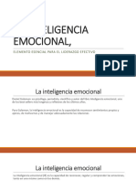 Modulo 4 LA INTELIGENCIA EMOCIONAL, ELEMENTO ESENCIAL PARA EL LIDERAZGO EFECTIVO