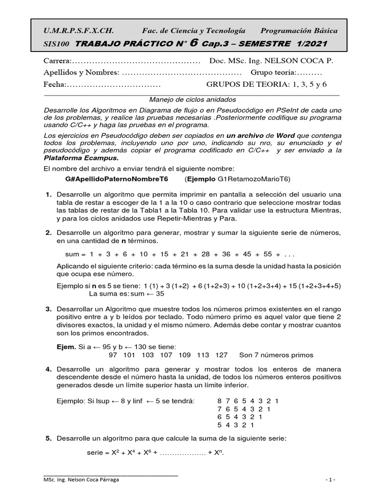 Algoritmos de Programación en C/C++ | PDF | Exponenciación | Número primo