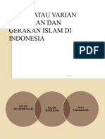 Corak Atau Varian Pemikiran Dan Gerakan Islam Di Indonesia
