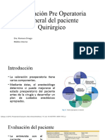 Evaluación Pre Operatoria General Del Paciente Quirúrgico