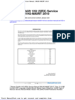 Nissan Forklift 1h2 SRX Service Manual Sm1h2 Maint 2010