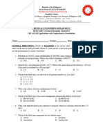 Quiz Part 1 - General Inorganic Chemistry