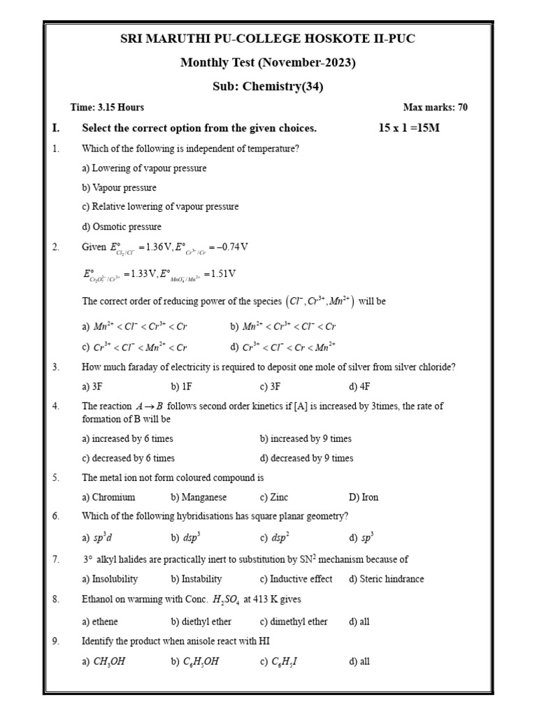 PLUS ONE CHEMISTRY SECOND PART 2 TEXTBOOK PDF visual data 3