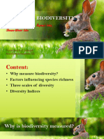 K. Measuring Biodiversity