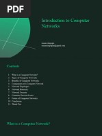 Introduction To Computer Networks