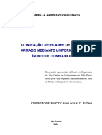 (2004) Otimização de Pilares de Concreto Armado Mediante Uniformização Do Índice de Confiabilidade