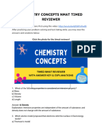 Chemistry Concepts NMAT Timed Reviewer