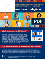 Biospecimen Donation Flyer Spanish