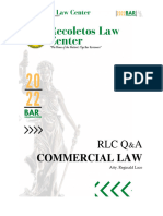 2022 RLC Commercial Law QandA