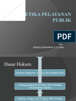 Bahan Etika Pelayanan Publik