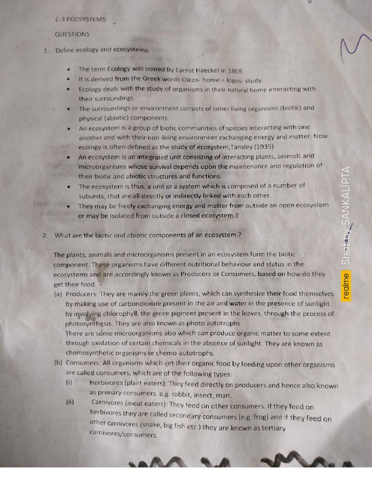 Aecc Notes C 3 Ecosystem Pdf