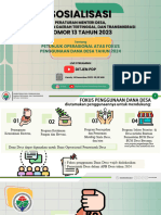 Permendes No13 Tahun 2023 Tentang Petunjuk Operasional Atas Fokus Penggunaan DD