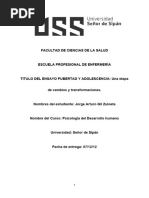 Pubertad y Adolescencia