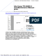 Tadano Mobile Crane TR 300ex 3 Operation and Maintenance Manual Circuit Diagram