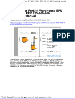 Still Wagner Forklift Warehouse Efu 2000 3000 Efv 125 160 200 Workshop Manual