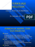 Teknik Penyusunan Proposal