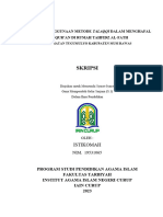 Skripsi Istikomah. Strategi Penggunaan Metode Talaqqi Dalam Menghafal Al-Quran Di Rumah Tahfidz Al-Fath Kecamatan Tugumulyo Kabupaten Musi Rawas