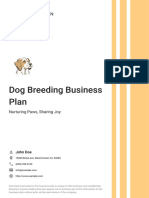 Dog Breeding Business Plan