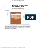 Toyota Forklift 1zs Ce304 Diesel Engine Repair Manual 2014