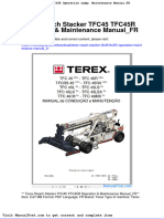 Terex Reach Stacker Tfc45 Tfc45r Operation Maintenance Manual FR