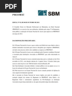 Edital Exame Nacional PROFMAT 2012