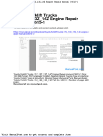 Toyota Forklift Trucks 11z 12z 13z 14z Engine Repair Manual c4615 1