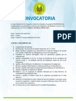 Convocatoria Asamblea 2021