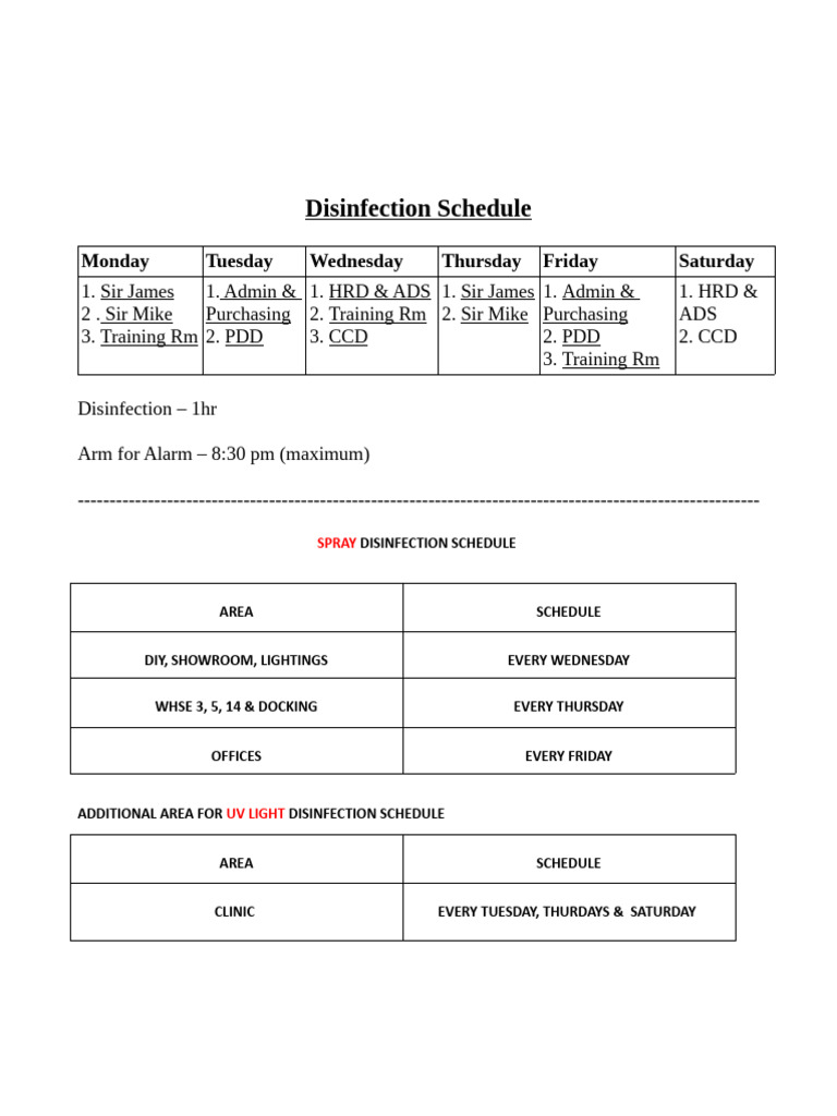 Disinfection Sched PDF