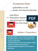 Materi Surat Lamaran Pekerjaan