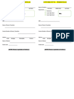 STUDENTS PROFILE For ID 2023 2024