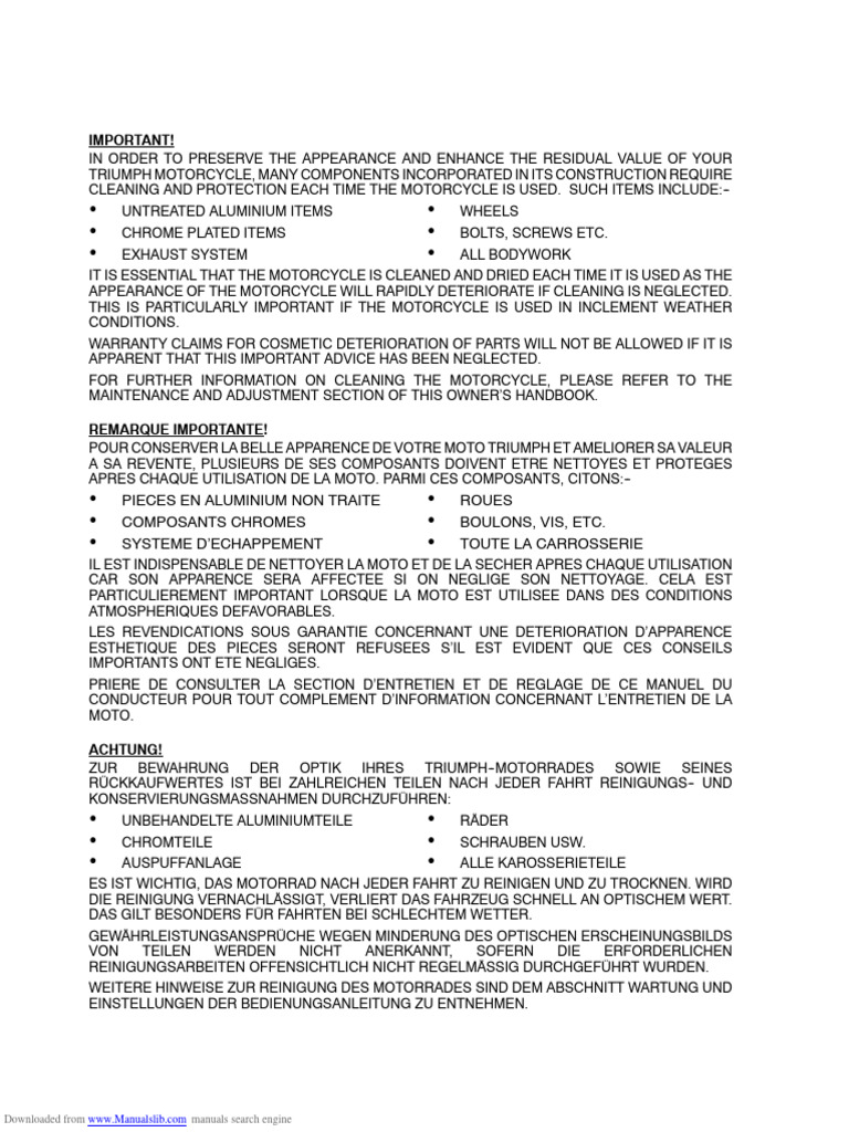 2003 TRIUMPH BONNEVILLE T100 SERVICE MANUAL MWRLAW PDF visual data 8