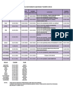 Jadual Pembayaran Gaji Tahun 2024