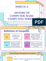 Prelim History of Computer