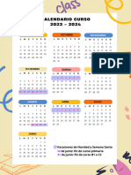 Calendario Curso 20232024