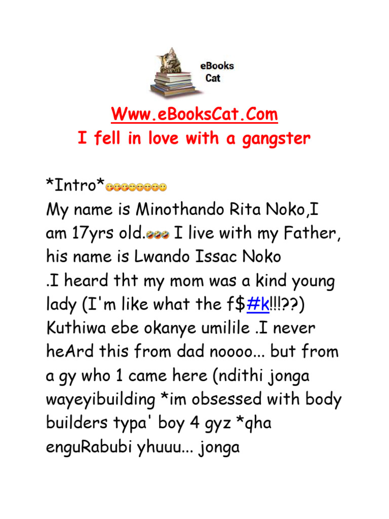 I Fell In Love With A Gangster Pdf