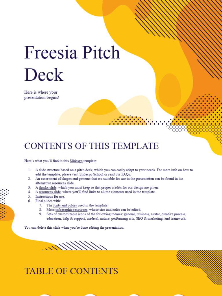 Freesia Pitch Deck by Slidesgo | PDF | Planets | Solar System