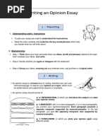 How To Write An Opinion Essay